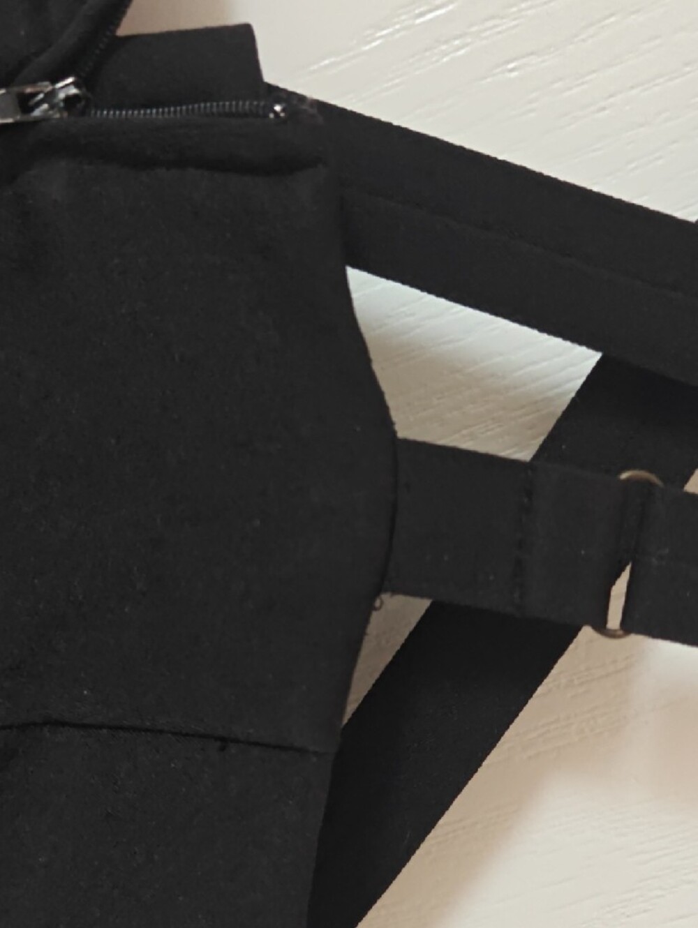 Modcloth Black Cross-Strap Mini Dress - Picture 7 of 8